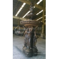 Dekoration Kupfer Garten Wasserbrunnen Bronze Dame Brunnen